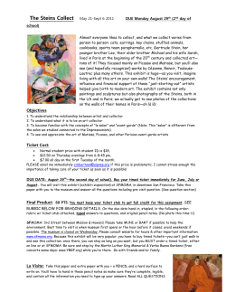 French 4 Museum Assignments