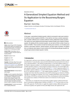 A Generalized Simplest Equation Method and Its Application to the
