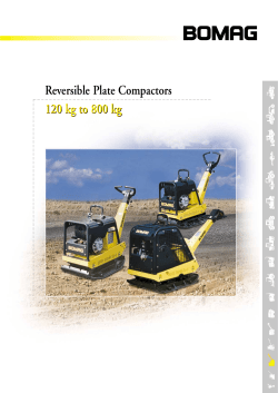 Reversible Plate Compactors 120 kg to 800 kg