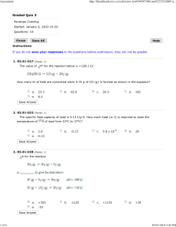 Graded Quiz 3 Assessment http://blackboard.uvic.ca/webct/urw