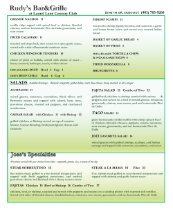 gluten free 12 - Laurel Lane Country Club