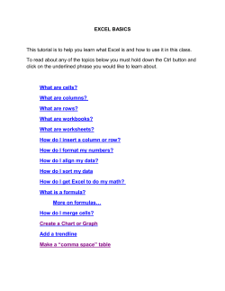Everything you wanted to know about Excel but were