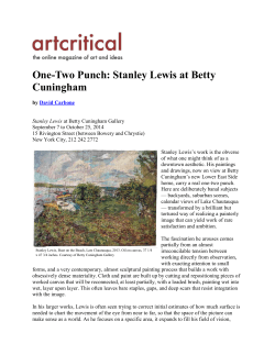 PDF - Betty Cuningham Gallery
