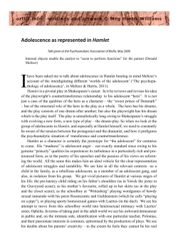 Hamlet - Meg Harris Williams