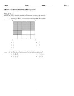ExamView - m6 frac dec perc test study guide.tst