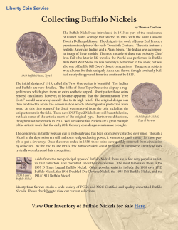 Collecting Buffalo Nickels