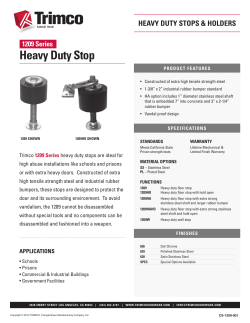 Heavy Duty Stop
