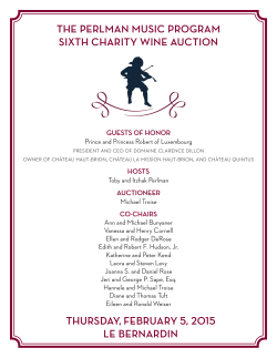 auctioneer - Perlman Music Program