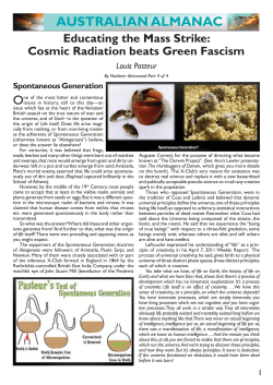 Cosmic Radiation beats Green Fascism Louis Pasteur (Part 4 of 4)