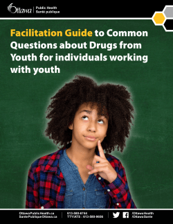 Facilitation Guide to Common Questions about Drugs from Youth for