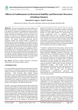 Effects of Confinement on Structural Stability and Electronic