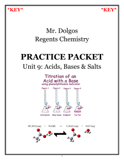 Review Packet Answer Key