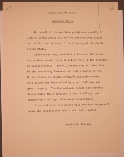 DEPARTMENT OF STATE · .sugge s.ted Reply On behalf of the