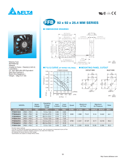 92 x 92 x 25.4 MM SERIES