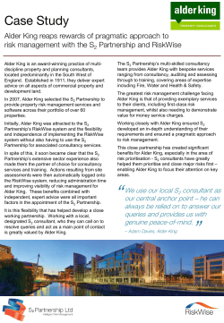 Page 1 We use our local S2 consultant as our central anchor point
