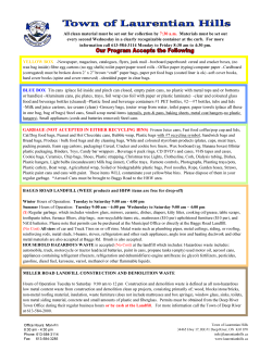 HERE - Town of Laurentian Hills