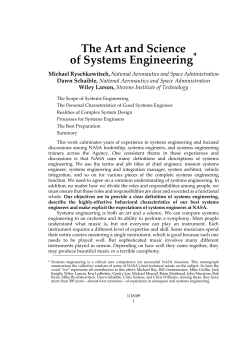 The Art and Science of Systems Engineering