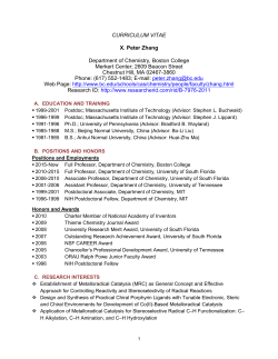 budget justification - Boston College Home Page