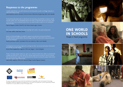 ONE WORLD IN SCHOOLS