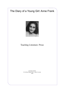 The Diary of a Young Girl: Anne Frank - e