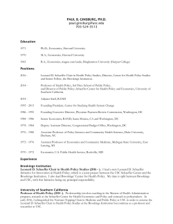 PAUL B. GINSBURG, PH.D.  703-524