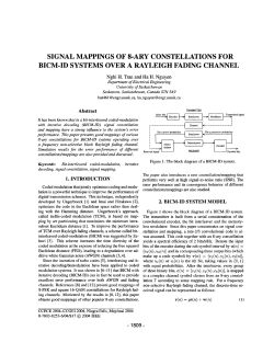 Signal mappings of 8-ary constellations for BICM-ID