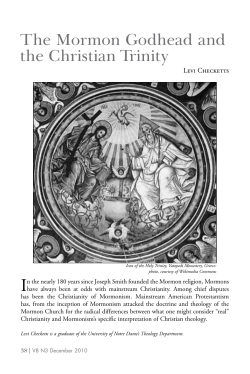 the Mormon godhead and the Christian trinity