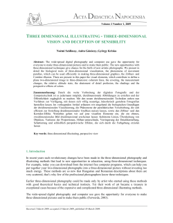 three dimensional illustrating - three-dimensional vision