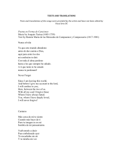 Texts and Translations