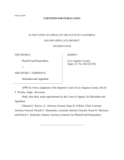 PEOPLE v. GORDON II | FindLaw
