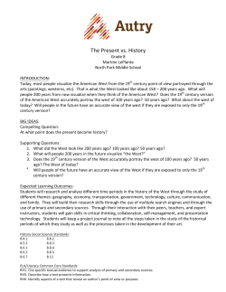 The Present vs. History - Autry Museum of the American West