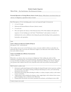 Module Graphic Organizer Title of Unit