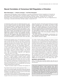 Neural Correlates of Conscious Self