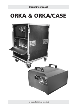 Operating Manual - White Light Ltd