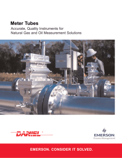 Meter Tubes