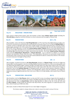 4D3N Phnom Penh Discover Tour