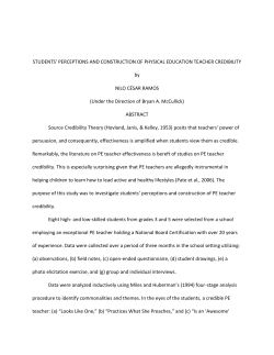 STUDENTS` PERCEPTIONS AND CONSTRUCTION OF PHYSICAL