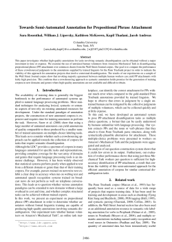 Towards Semi-Automated Annotation for Prepositional Phrase