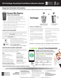 Materials Preparation Guide - Regional District of Nanaimo