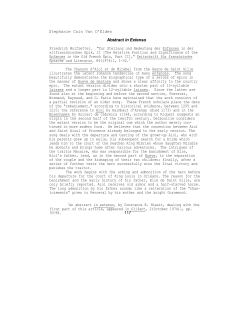 Stephanie Cain Van D`Elden Abstract in Extenso Friedrich Wolfzettel