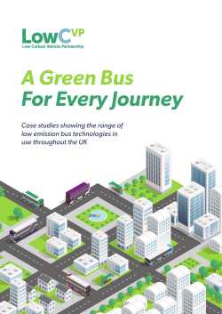 A Green Bus For Every Journey - Low Carbon Vehicle Partnership