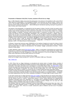 Presentation of S&eacute;bastien CAILLEUX, Founder, president of