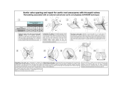 Aortic valve sparing and repair for aortic root aneurysms with