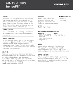 InvisaFil Hints-Tips