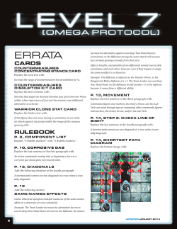 Errata - Privateer Press