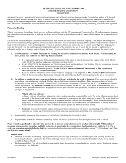 AP English III is introductory college level work