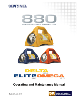 Operating and Maintenance Manual