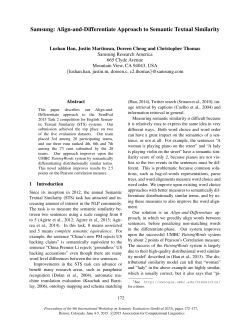 Align-and-Differentiate Approach to Semantic Textual Similarity
