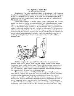 Are you the parent of a visual-spatial learner - Visual