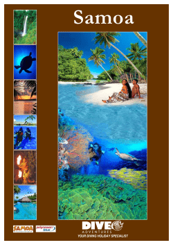Samoa - Dive Adventures